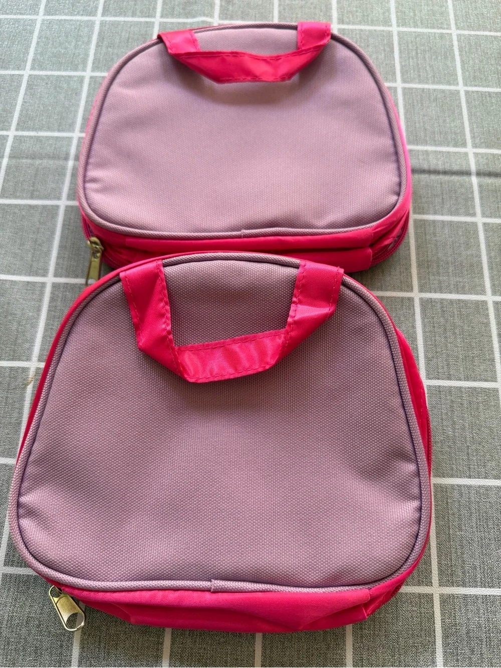 Girls Pink & Purple TAKE-A-LONG Travel Bags SET of 2